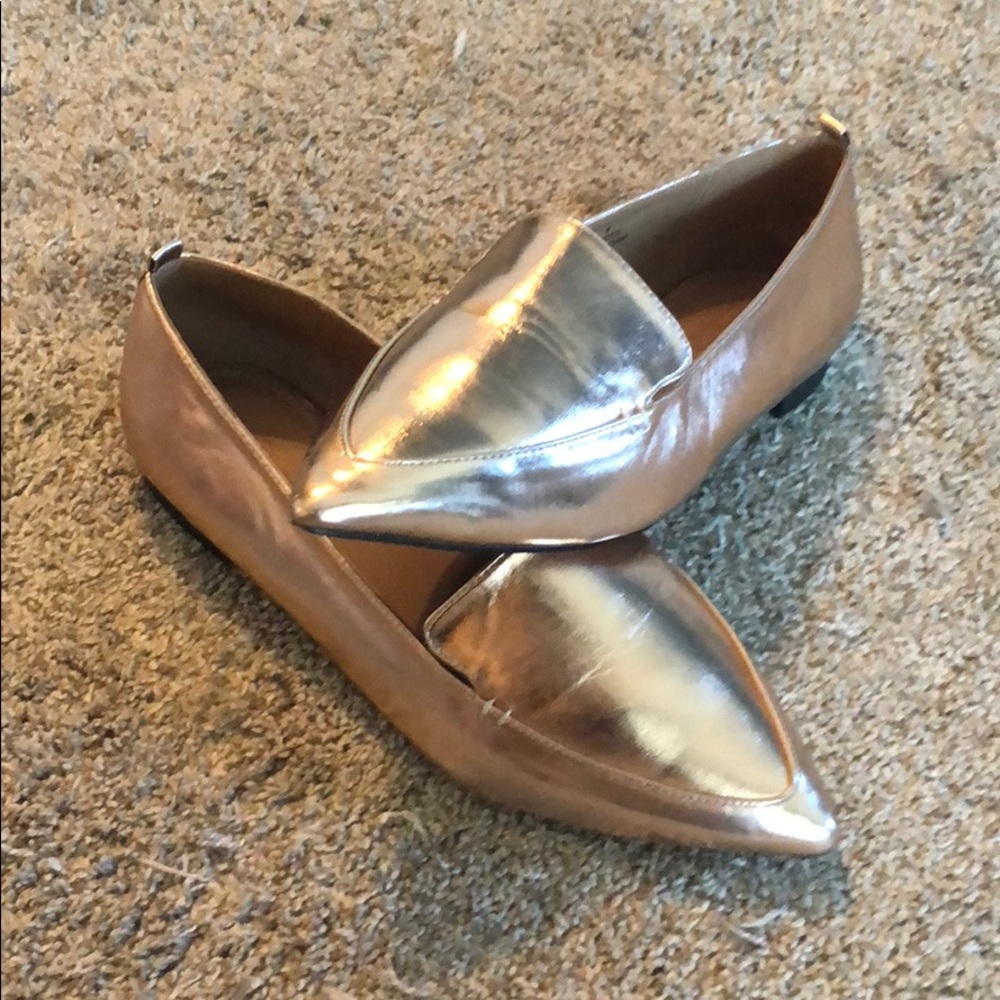 Gold Flats from ASOS never been worn!!